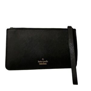 Kate Spade Wallet Wristlet Cedar Street Karolina Rooster Black Leather